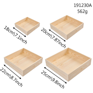 Small Wooden Box | Gift Box Without Lid